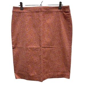 Talbots Pink Orange Straight Skirt Size 12 New